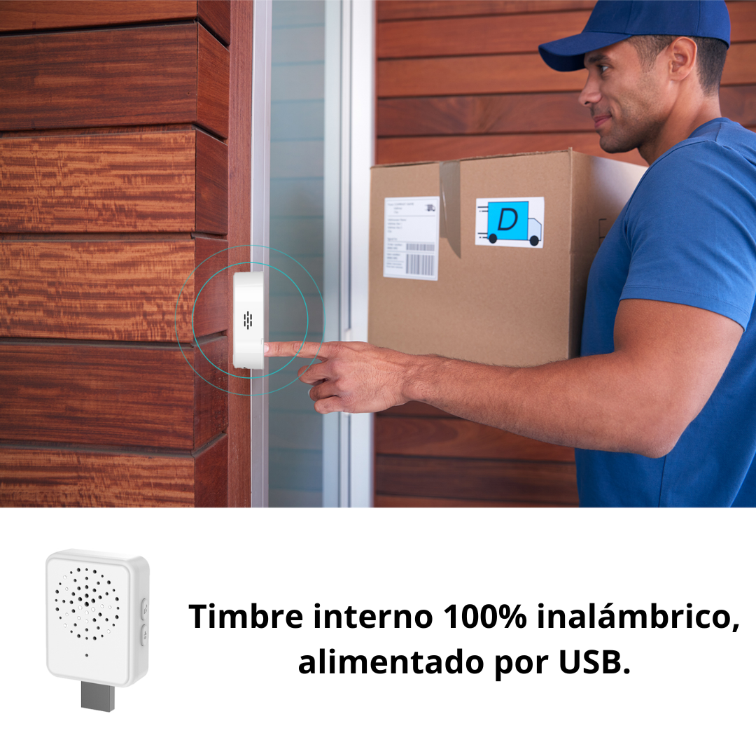 TIMBRE INTELIGENTE WI-FI CON CÁMARA