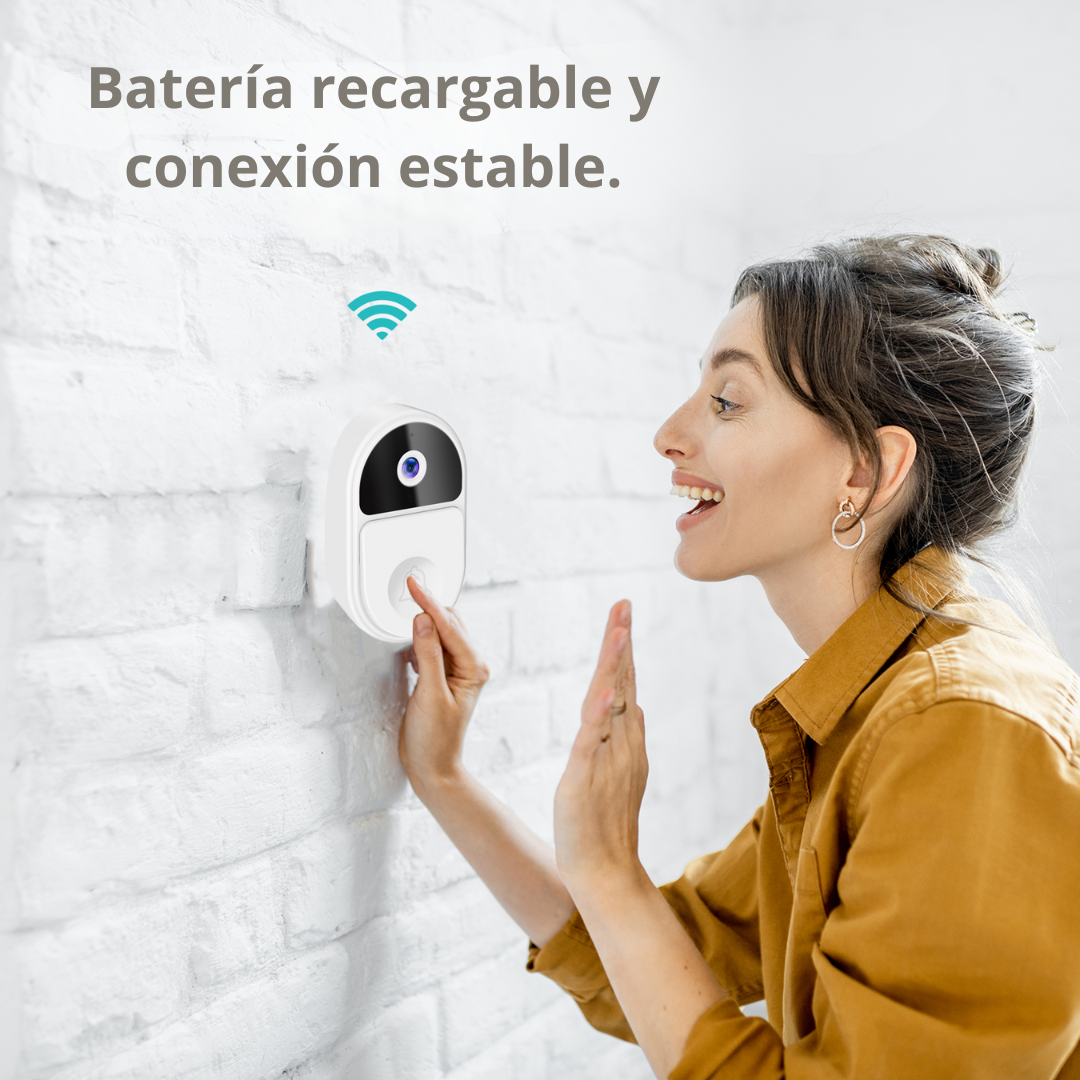 TIMBRE INTELIGENTE WI-FI CON CÁMARA