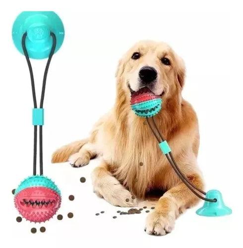 PELOTA DISPENSADORA DE COMIDA PARA PERROS